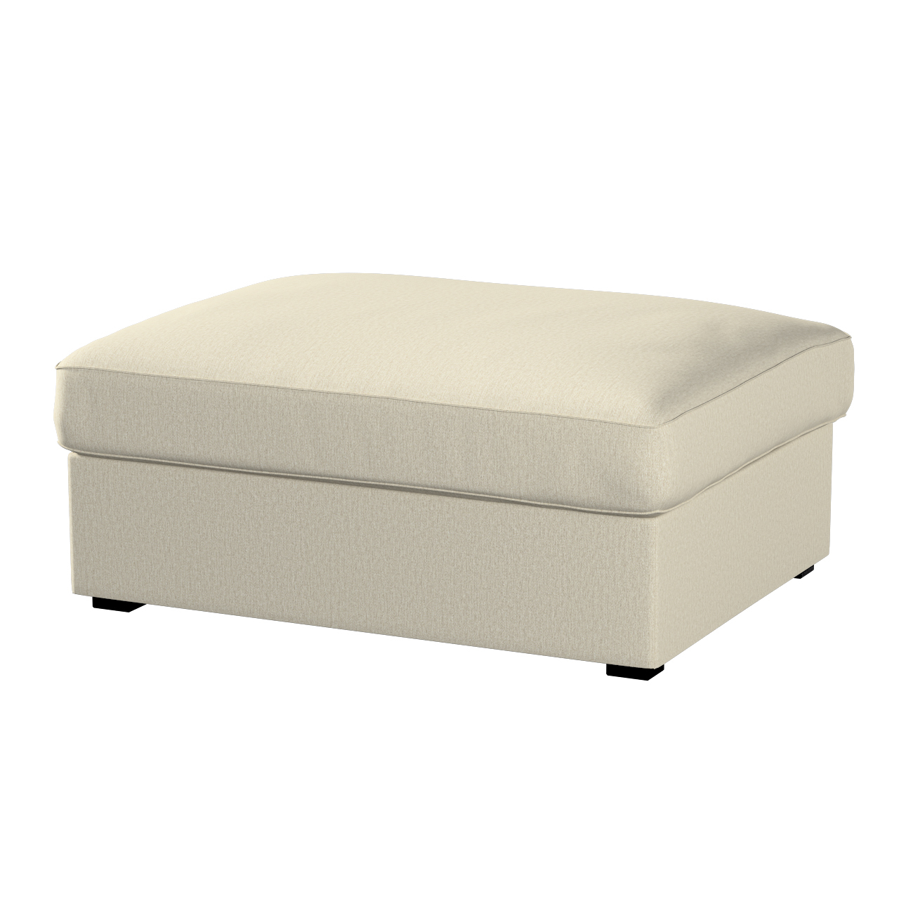 Bezug für Kivik Hocker, beige-grau, Bezug für Hocker Kivik, Madrid (161-59) günstig online kaufen