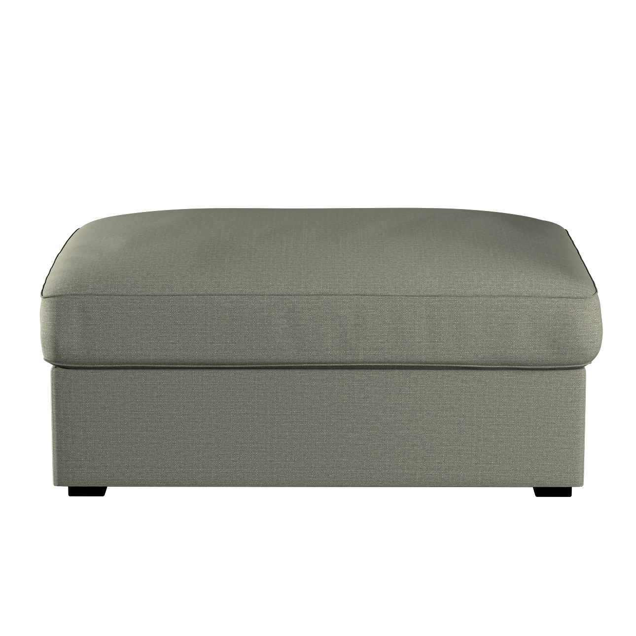 Bezug für Kivik Hocker, grau-beige, Bezug für Hocker Kivik, Living II (161- günstig online kaufen