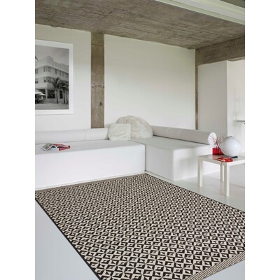 Dywan Modern Geometric black/beige 120x170cm 120 x 170 cm