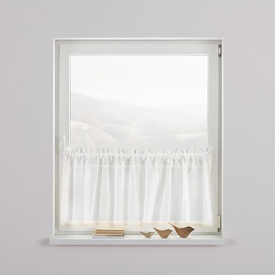 Draperie margine inferioara alb Lily
