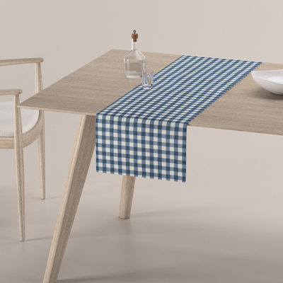 Bordløber - Dinner for 2 40 x 130 cm fra kollektionen Quadro, Stof: 136-01