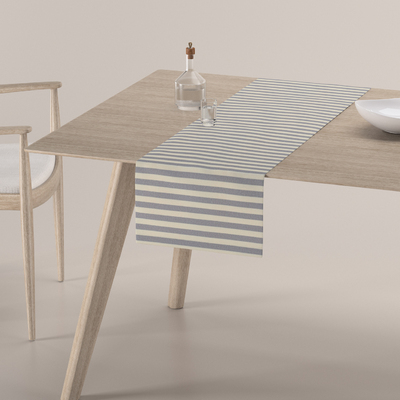 Bordløber - Dinner for 2 40 x 130 cm fra kollektionen Quadro, Stof: 136-02