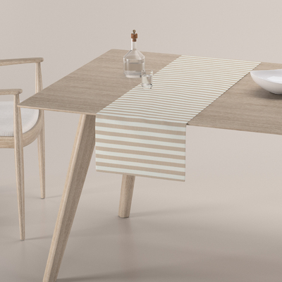 Bordløber - Dinner for 2 40 x 130 cm fra kollektionen Quadro, Stof: 136-07