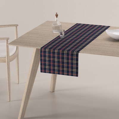 Bordløber - Dinner for 2 40 x 130 cm fra kollektionen Quadro, Stof: 142-68