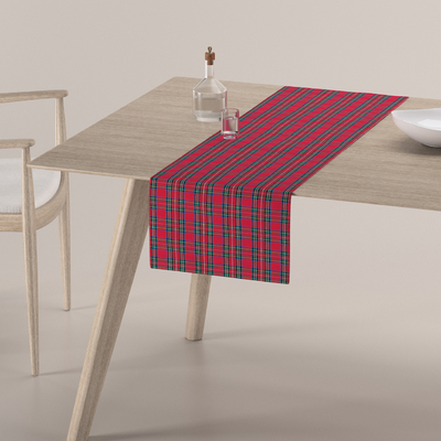 Bordløber - Dinner for 2 40 x 130 cm fra kollektionen Quadro, Stof: 126-29