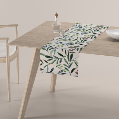 Chemin de table rectangulaire 40 x 130 cm dans la collection Gardenia, Tissu: 144-22