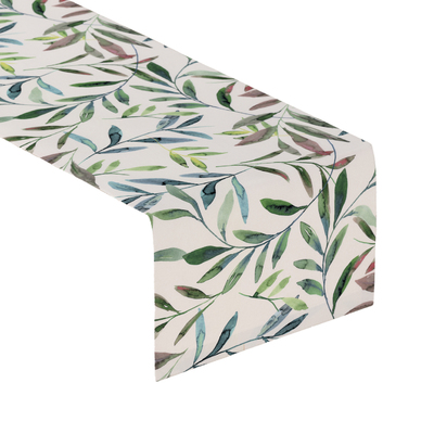Chemin de table rectangulaire 40 x 130 cm dans la collection Gardenia, Tissu: 144-22