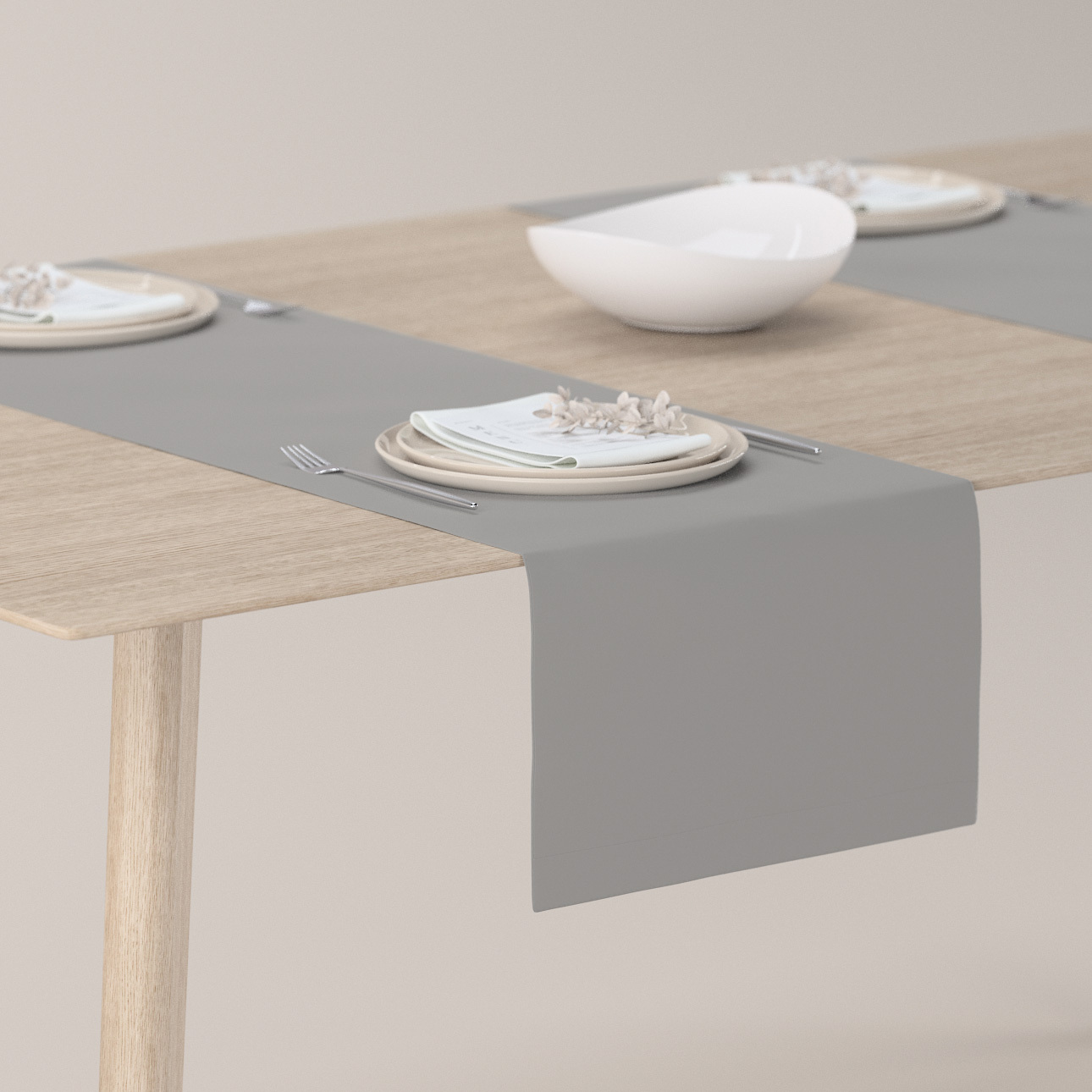 Tischläufer, grau, 40 x 130 cm, Crema (144-70) günstig online kaufen