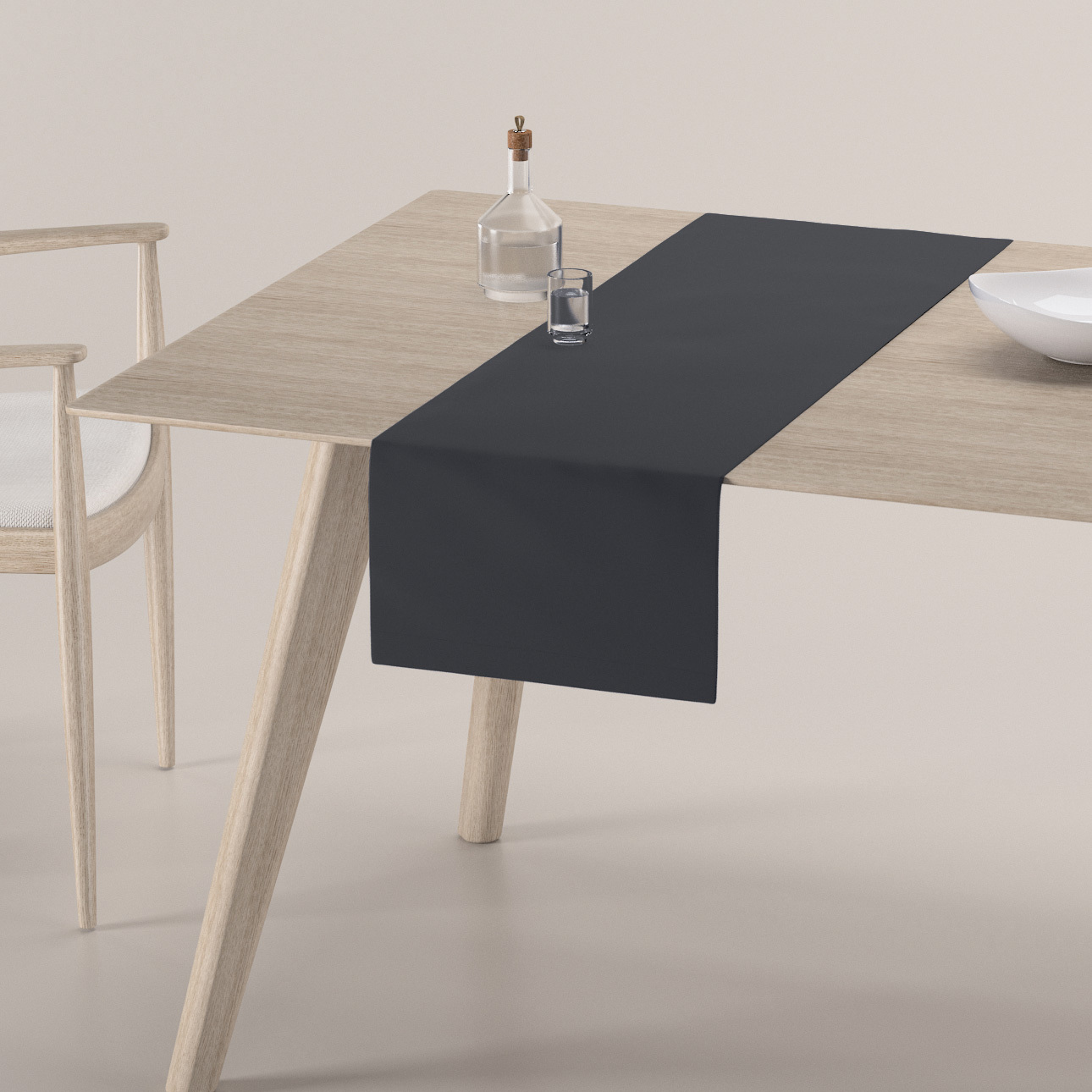 Tischläufer, schwarz, 40 x 130 cm, Crema (144-64) günstig online kaufen