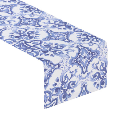 Bordløber - Dinner for 2 40 x 130 cm fra kollektionen Vintage 70's, Stof: 145-17