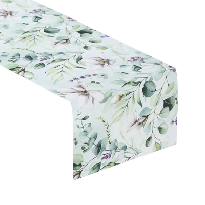 Asztali futó 40 x 130 cm a kollekcióból Flowers Lakástextil, Dekoranyag: 143-66