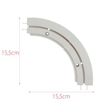 Curtain Track Arch (Mid-section Arch) 15.5 cm x 15.5 cm (approx. 6 x 6 inches)