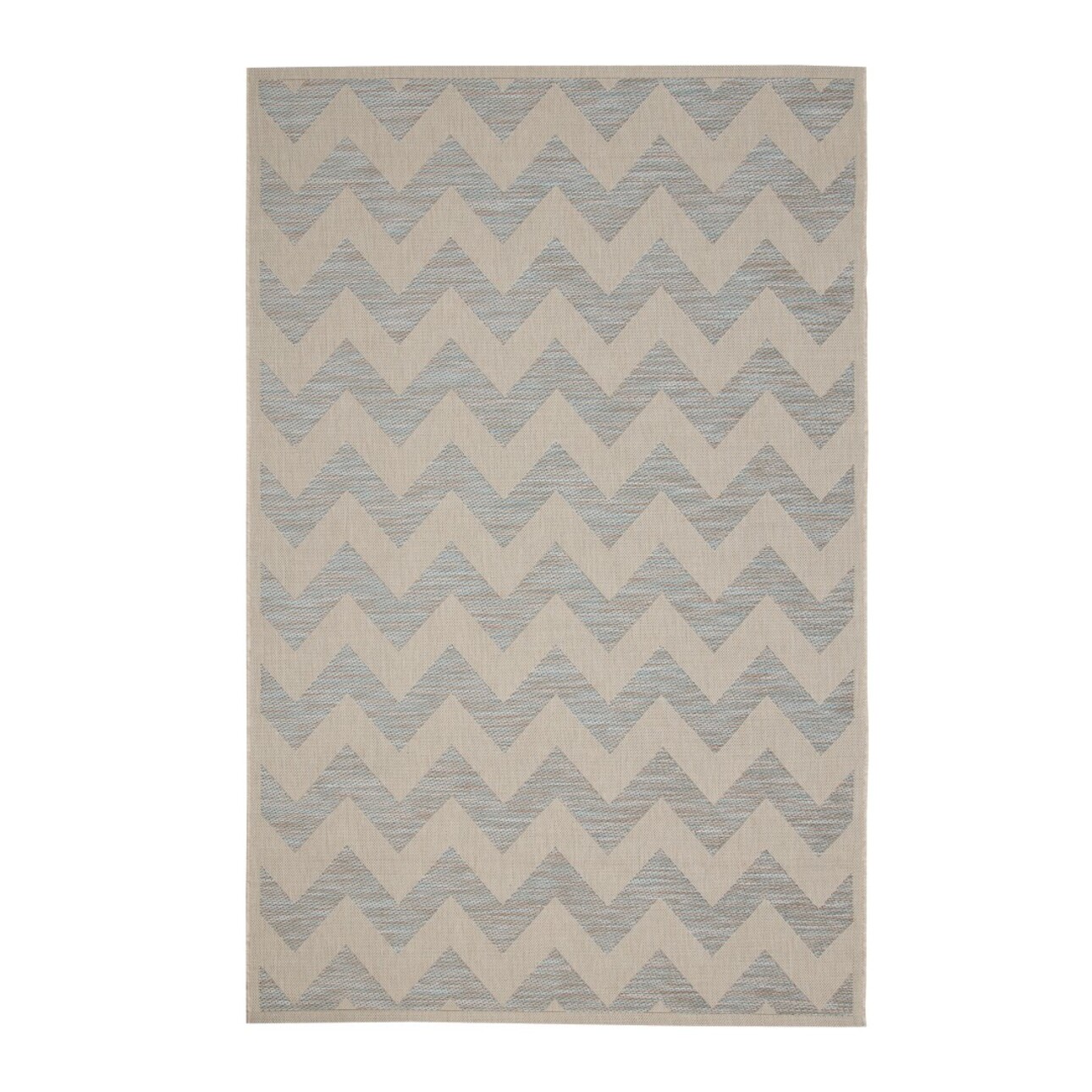 Dekoria Koberec Modern Chevron wool/ ice blue 160x230 cm, 160 x 230 cm