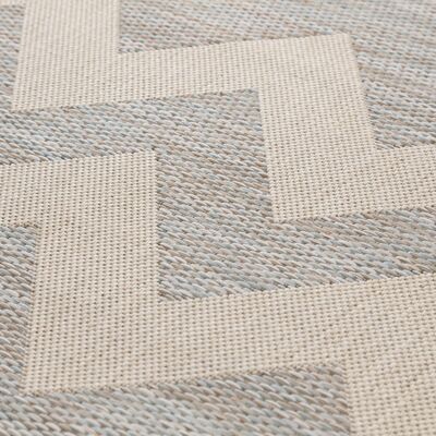 Koberec  Modern Chevron beige/ice blue 160x230 cm