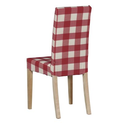 Harry chair cover red and white check 5.5cm x 5.5cm 136 18 Harry chair Dekoria