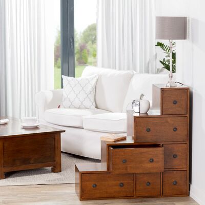 Regal Zen brown 88x35x88cm 88 x 35 x 88 cm