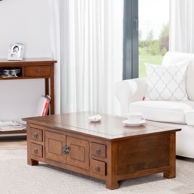 Couchtisch Ibuku brown 120x70x40cm 120 x 70 x 40 cm
