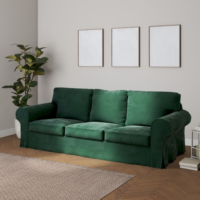 Ektorp 3 seater sofa cover moss green 704 25 218 x 88 x 73 cm Dekoria