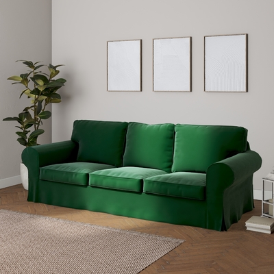 Ektorp 3 seater sofa cover bottle green 704 13 218 x 88 x 73 cm Dekoria