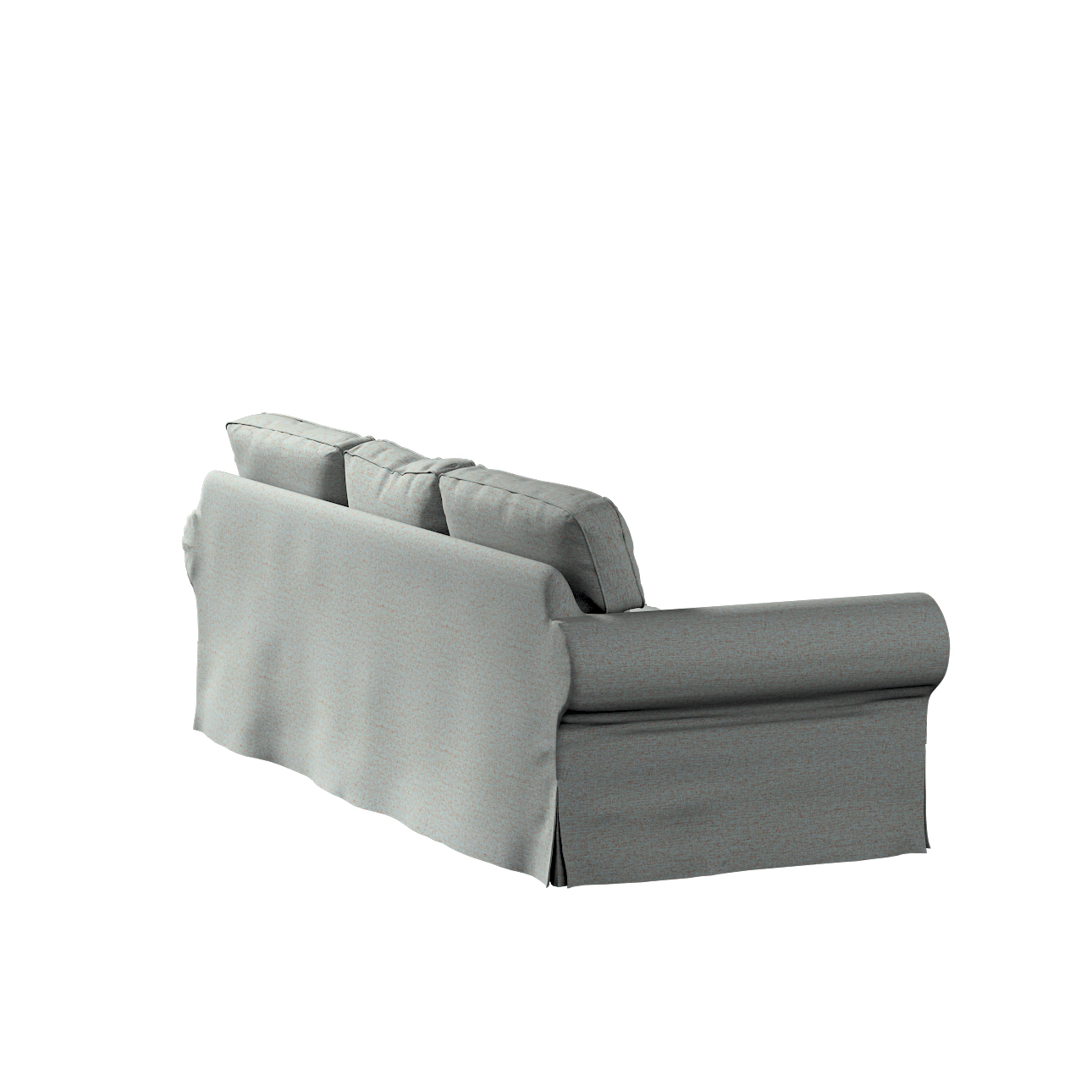Bezug für Ektorp 3-Sitzer Sofa nicht ausklappbar, blau, Sofabezug für Ektor günstig online kaufen