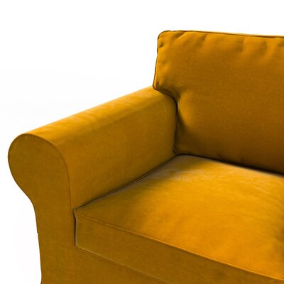 Pokrowiec na fotel Ektorp 103 x 82 x 73 cm w kolekcji Velvet, tkanina: 704-23