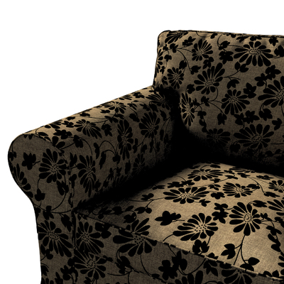 Pokrowiec na fotel Ektorp 103 x 82 x 73 cm w kolekcji Living Plus, tkanina: 162-11