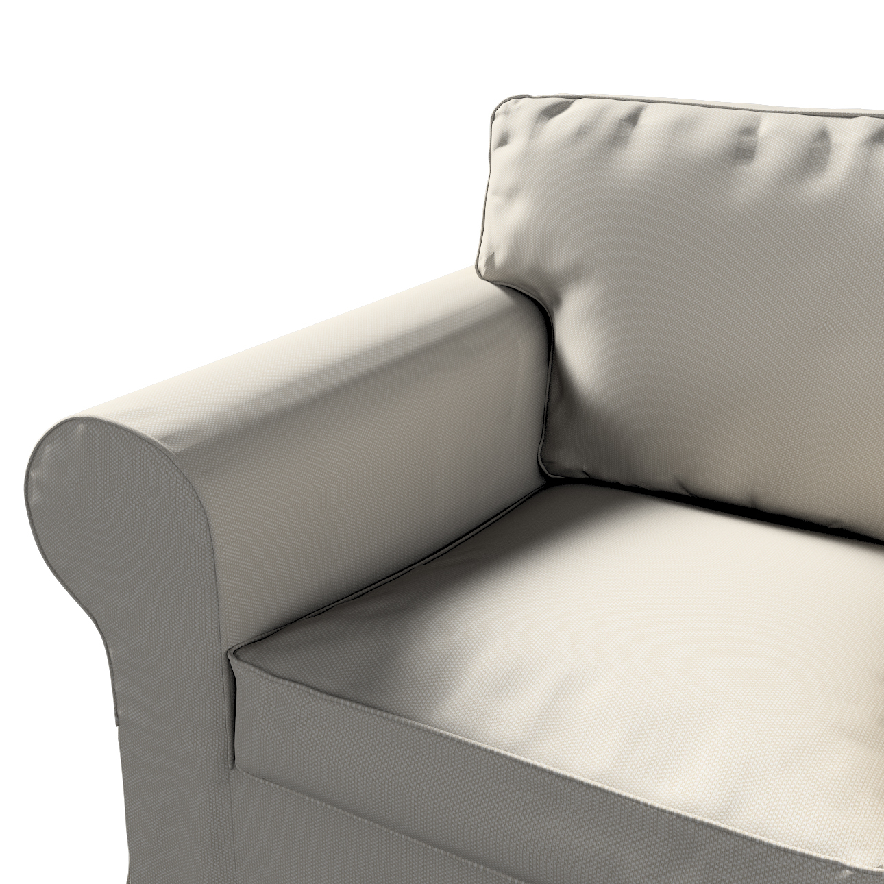 Bezug für Ektorp Sessel, grau, 16200, Sesselhusse für Ektorp Sessel Dekoria.de