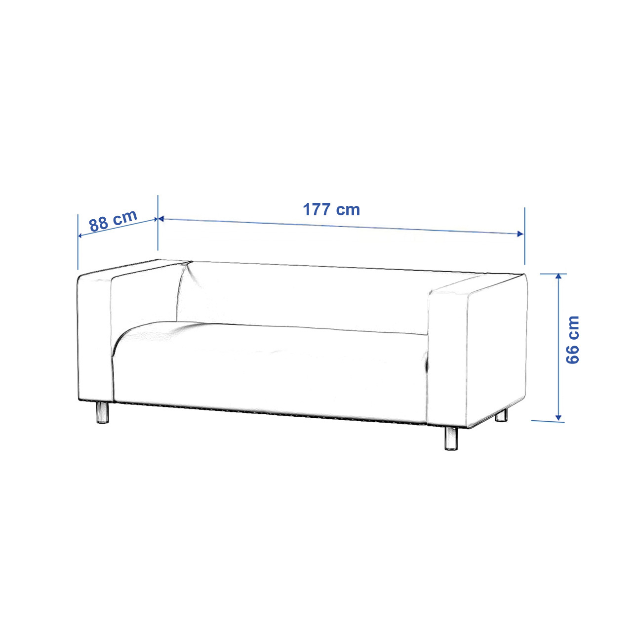 Potah na pohovku IKEA  Klippan 2-místná