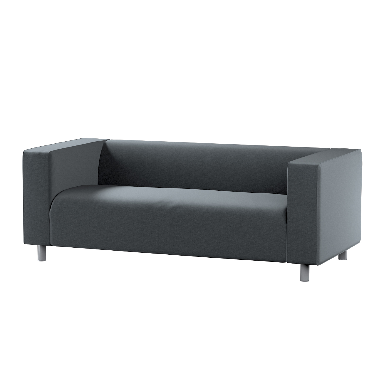 Bezug für Klippan 2-Sitzer Sofa, graphite, Sofahusse, Klippan 2-Sitzer, Ing günstig online kaufen