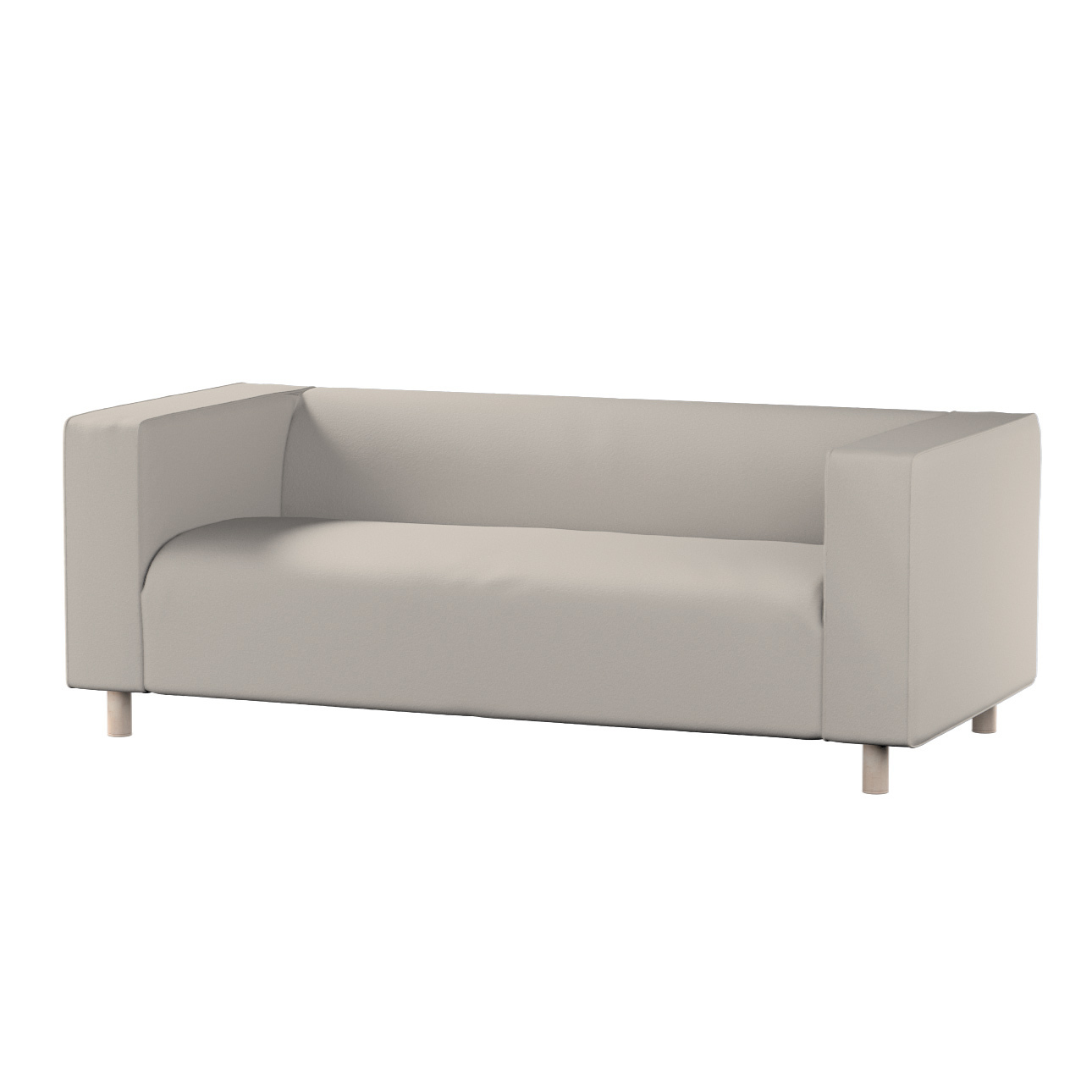 Bezug für Klippan 2-Sitzer Sofa, hellbeige, Sofahusse, Klippan 2-Sitzer, Bo günstig online kaufen