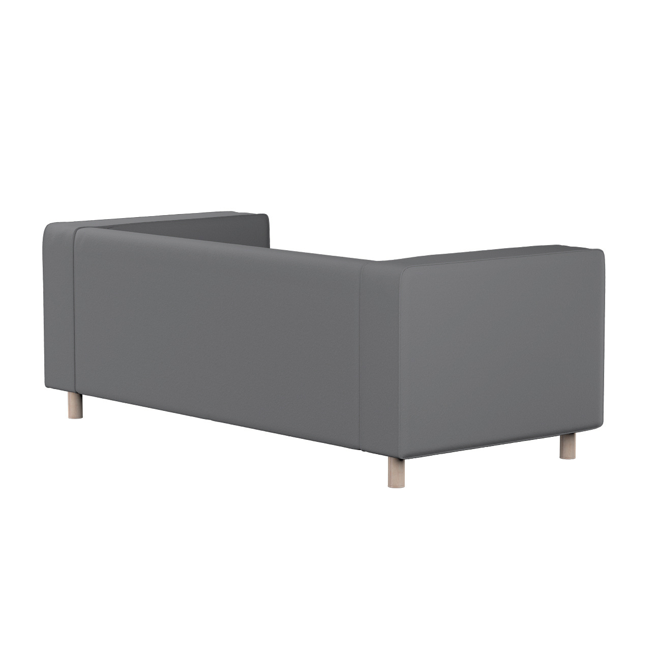 Bezug für Klippan 2-Sitzer Sofa, grau, Sofahusse, Klippan 2-Sitzer, Bouclé günstig online kaufen