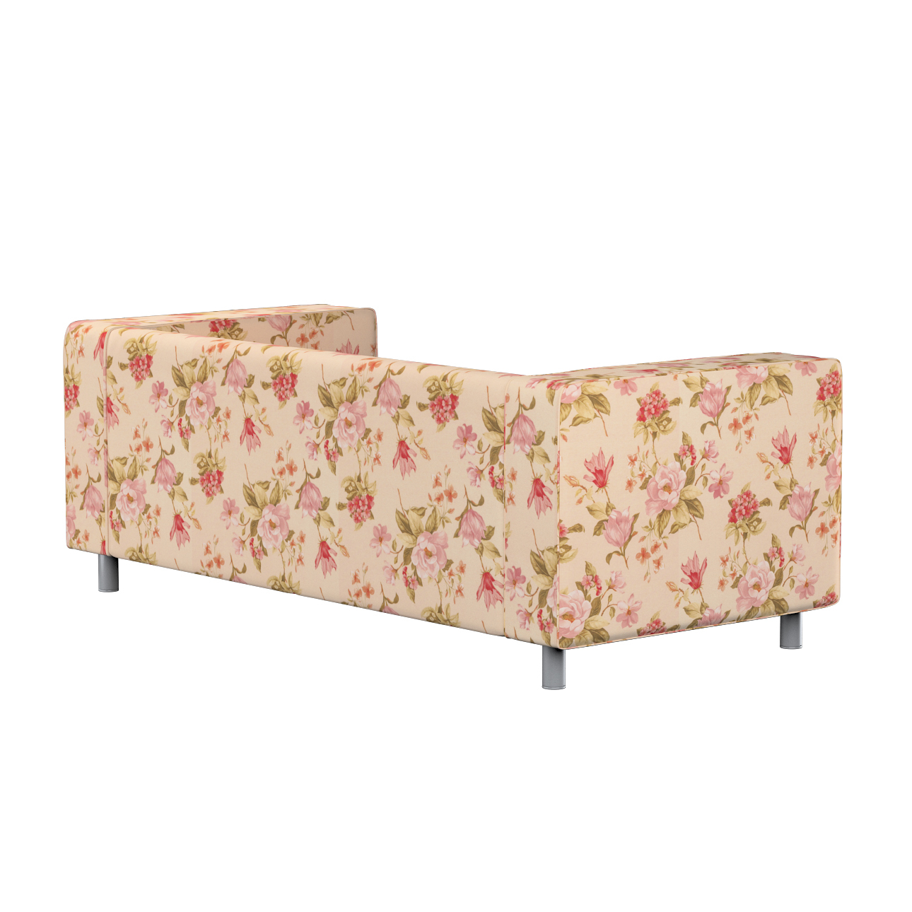 Bezug für Klippan 2-Sitzer Sofa, creme-rosa, Sofahusse, Klippan 2-Sitzer, L günstig online kaufen