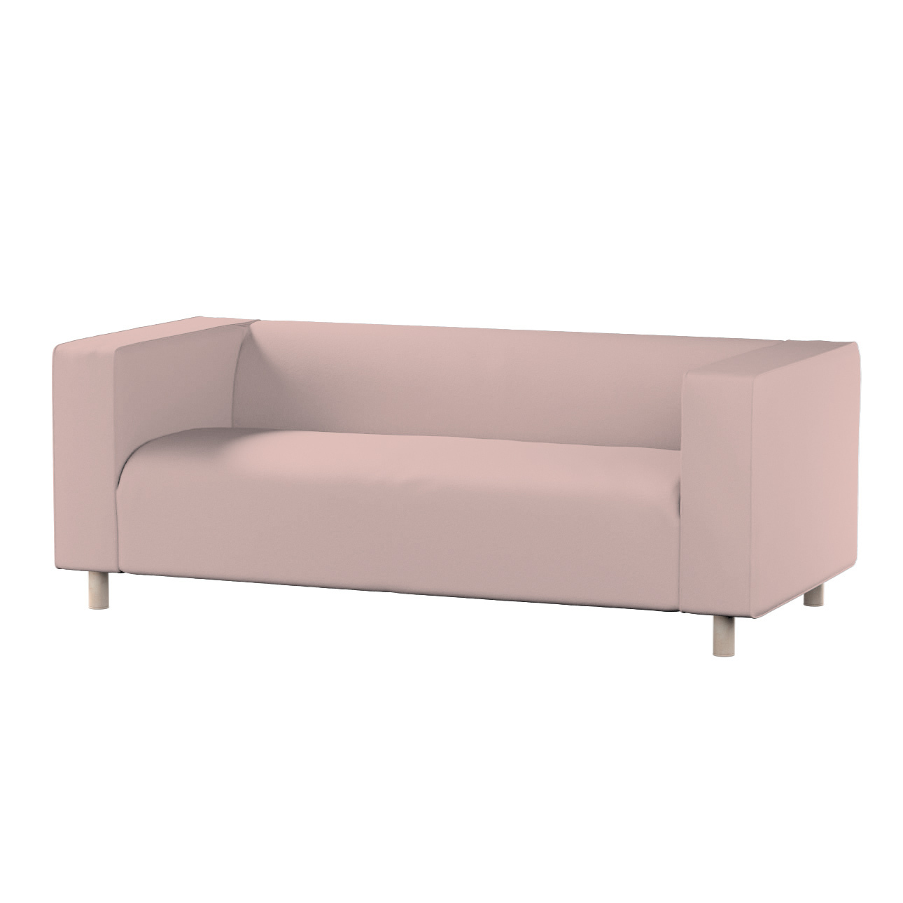 Bezug für Klippan 2-Sitzer Sofa, różowy, Sofahusse, Klippan 2-Sitzer, Boucl günstig online kaufen