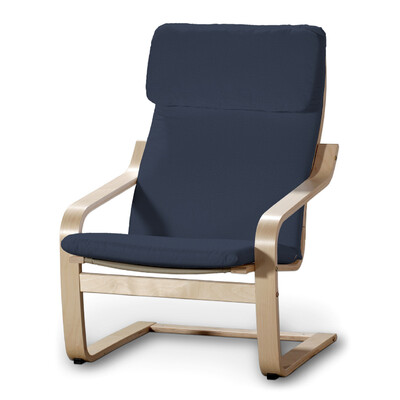 Hynder komplet, Poäng lænestol - gammel model B58 x 50 x 5 +77cm fra kollektionen Ingrid, Stof: 705-39