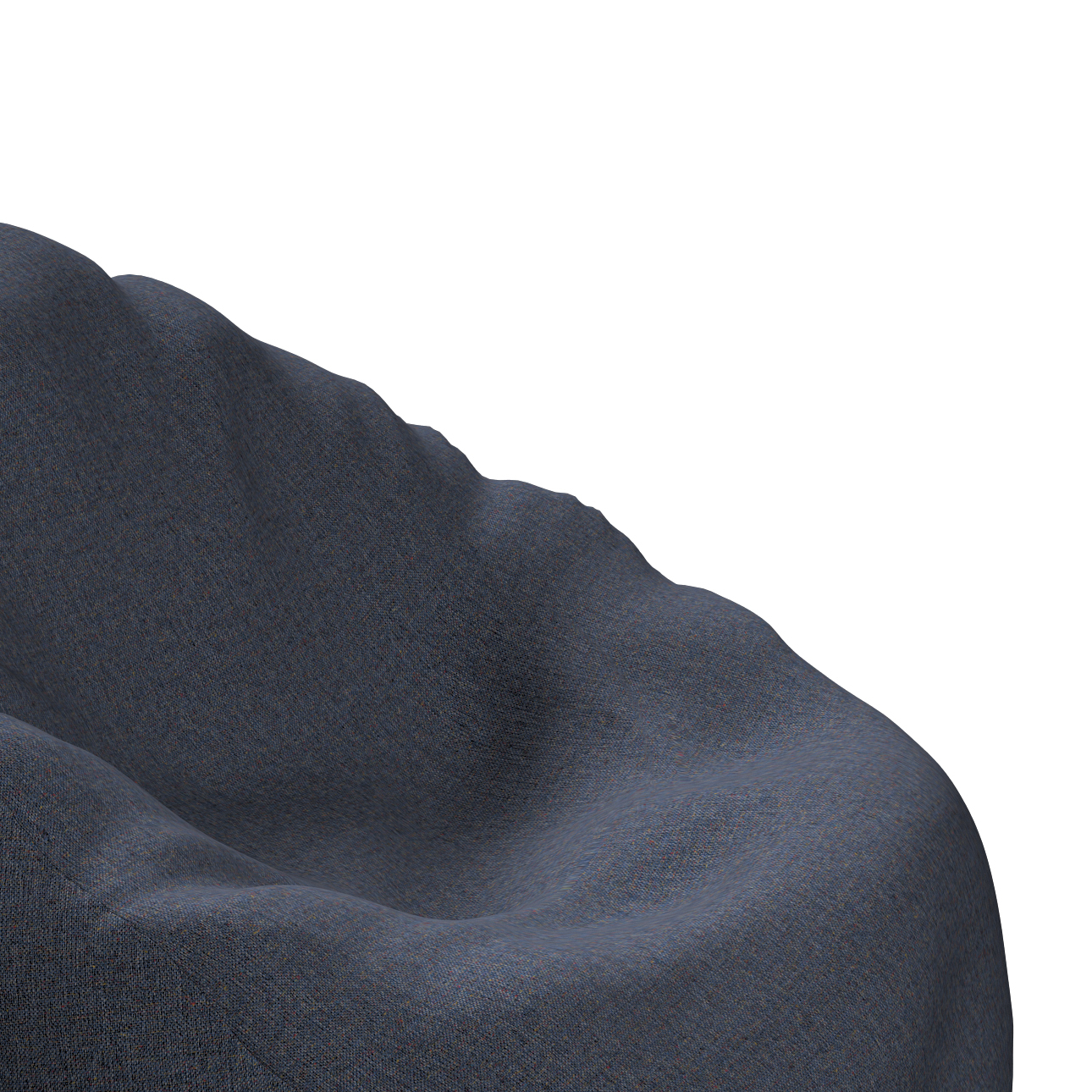 Bezug für Sitzsack, dunkelblau, Bezug für Sitzsack Ø80 x 115 cm, Madrid (16 günstig online kaufen