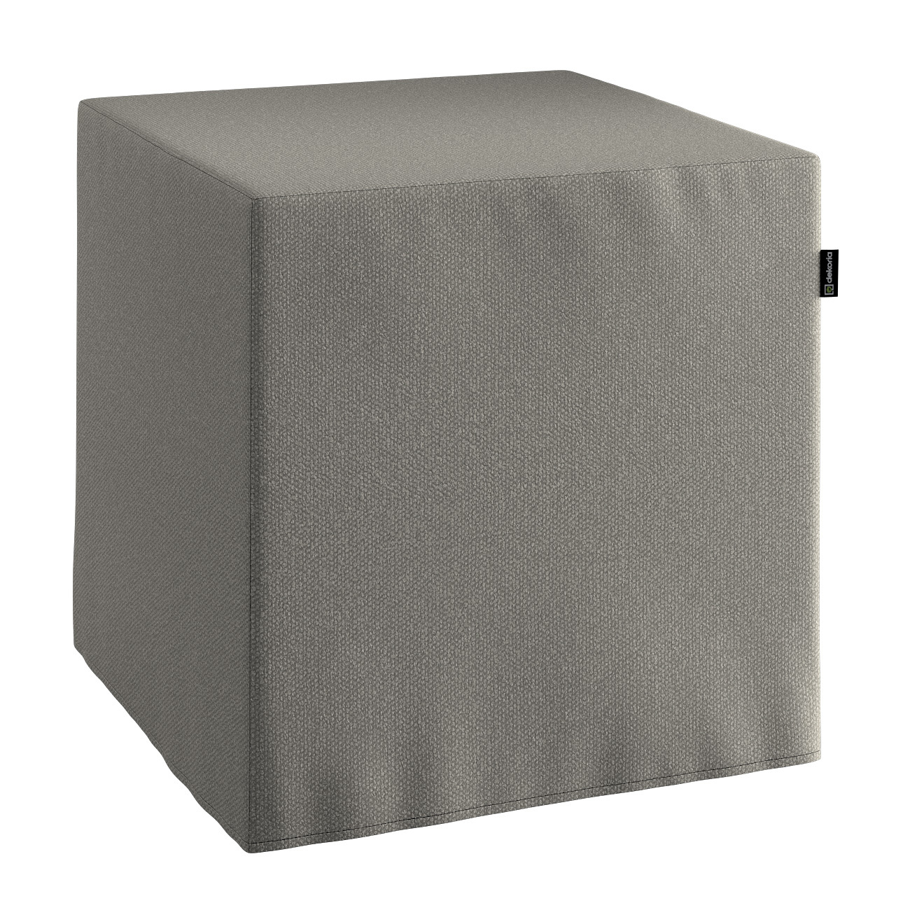 Bezug für Sitzwürfel, grau, Bezug für Sitzwürfel 40 x 40 x 40 cm, Living Loop (162-44)