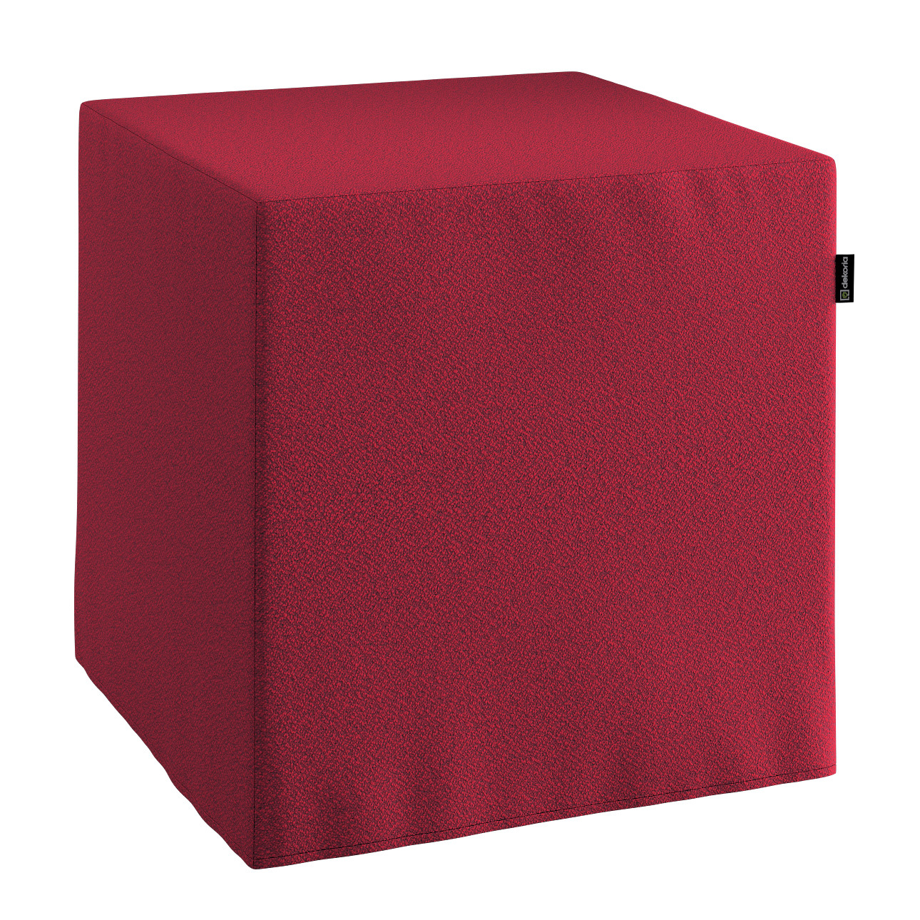 Bezug für Sitzwürfel, bordeaux, Bezug für Sitzwürfel 40 x 40 x 40 cm, Living Loop (162-54)
