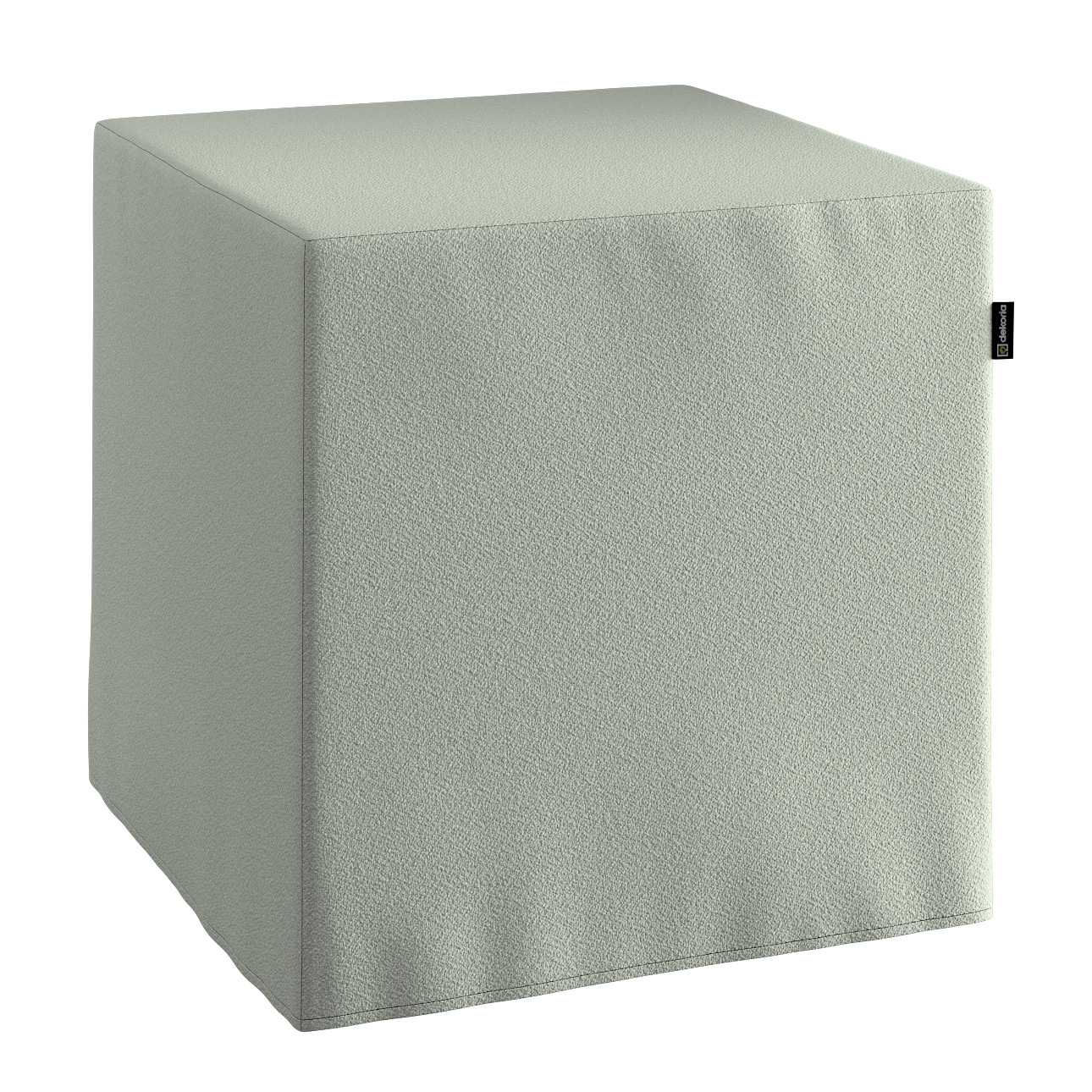 Bezug für Sitzwürfel, salbeigrün, Bezug für Sitzwürfel 40 x 40 x 40 cm, Living Loop (162-55)