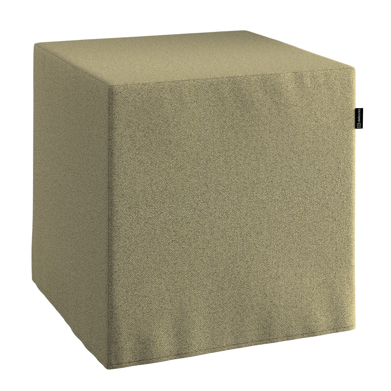 Bezug für Sitzwürfel, olivgrün, Bezug für Sitzwürfel 40 x 40 x 40 cm, Living Loop (162-52)