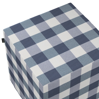 Housse de pouf cube Housse  40 x 40 x 40 cm dans la collection Quadro, Tissu: 136-03