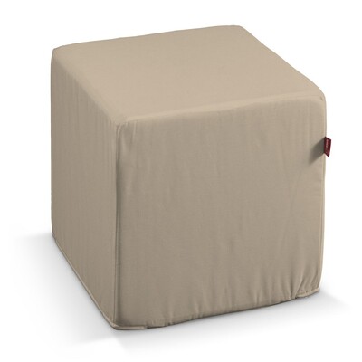 Cube cover 40 x 40 x 40 cm cube in collection Cotton Story, fabric: 702-47