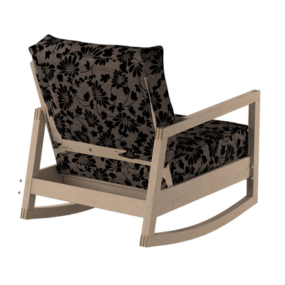 Lillberg armchair cover brown black 162 10 Lillberg armchair Dekoria