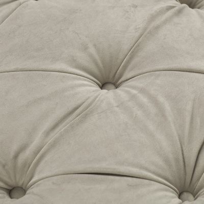 Sofa Chesterfield Glamour Velvet Light Grey 2-os.
