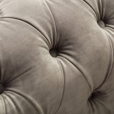 Fotel Chesterfield Classic Velvet Dark Grey 118x96x77cm 118 x 96 x 77 cm