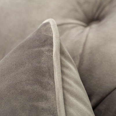 Fotel Chesterfield Classic Velvet Dark Grey 118x96x77cm 118 x 96 x 77 cm