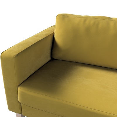 Karlstad betræk 3 personer 204cm 204 X 89 X 64 CM fra kollektionen Velvet, Stof: 704-27