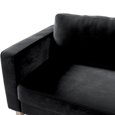 Karlstad betræk 3 personer 204cm 204 X 89 X 64 CM fra kollektionen Velvet, Stof: 704-17
