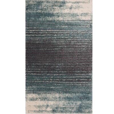 Teppich Modern Teal blue-dark grey 160x230cm