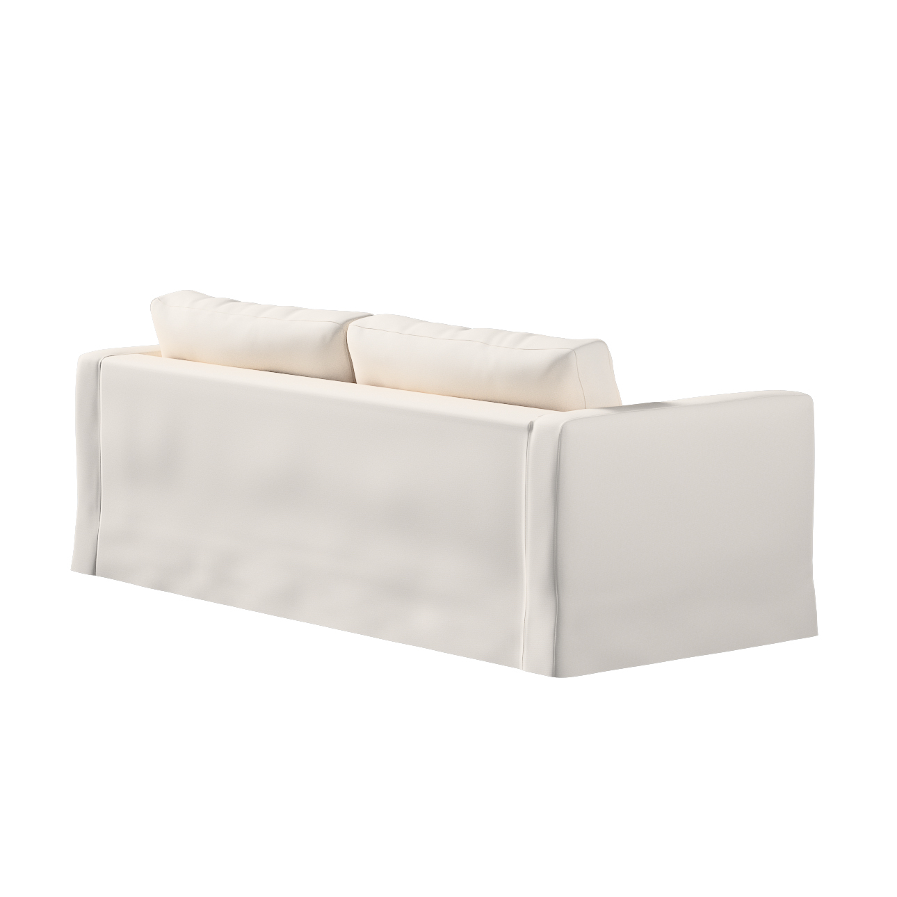 Bezug für Karlstad 3-Sitzer Sofa nicht ausklappbar, lang, naturweiß, Bezug günstig online kaufen