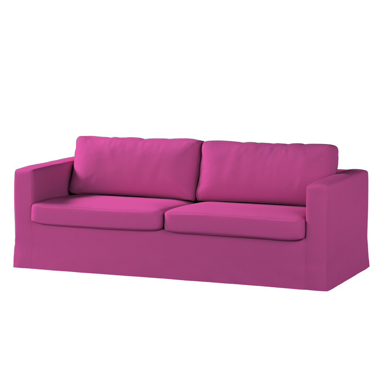 Bezug für Karlstad 3-Sitzer Sofa nicht ausklappbar, lang, amarant, Bezug fü günstig online kaufen